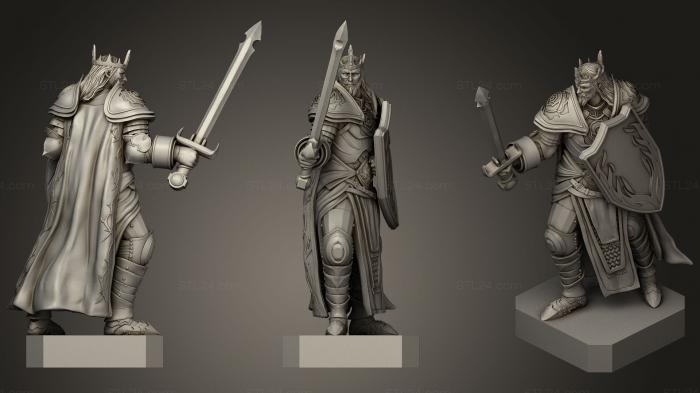 Figurines heroes, monsters and demons (King Dlone Kynazarr, STKM_1478) 3D models for cnc